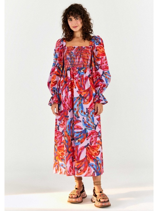FARM Rio Dresses & Skirts - NEW Farm Rio Colorful Bananas Dress Small